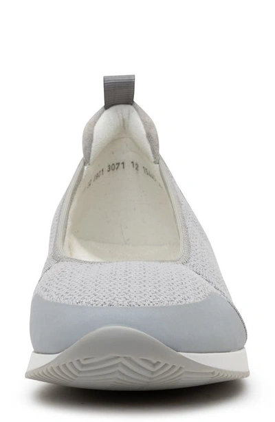 Ara Perth Sport Mixed Media Ballet Flat In Pebble