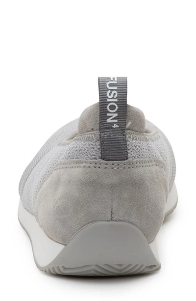 Ara Perth Sport Mixed Media Ballet Flat In Pebble