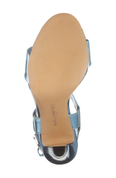 Shop Karl Lagerfeld Cieone Sandal In Grapemist