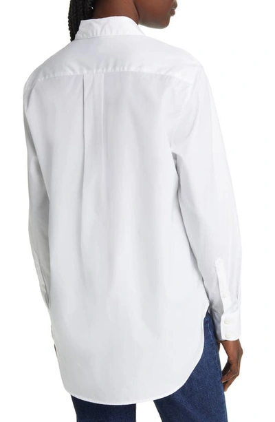 Rag & Bone Maxine Classic Button-front Shirt In Wht