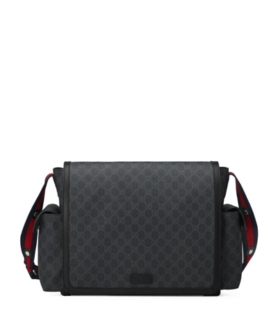 Shop Gucci Gg Supreme Changing Bag In Black