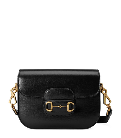 Shop Gucci Mini Horsebit 1955 Cross-body Bag In Black