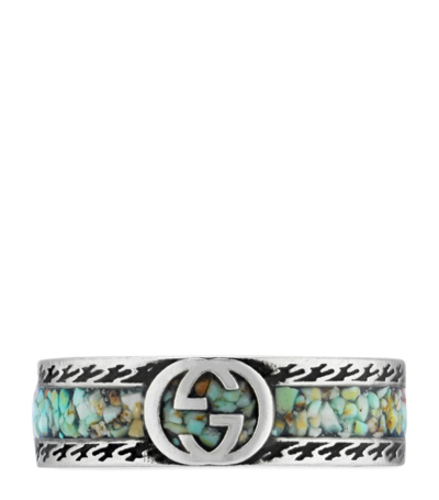 Shop Gucci Sterling Silver Interlocking G Ring