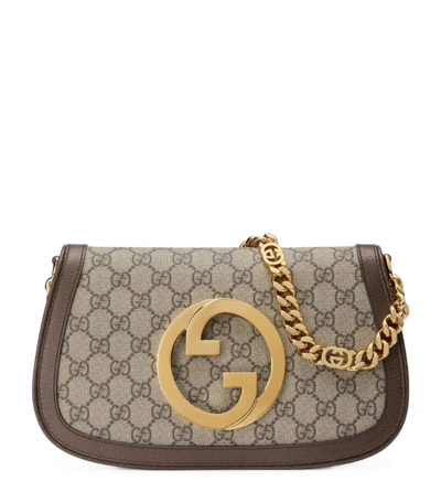Shop Gucci Blondie Shoulder Bag In Neutrals