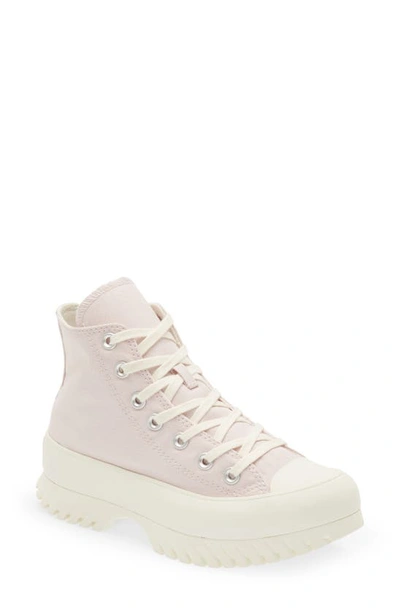 Shop Converse Chuck Taylor® All Star® Lugged 2.0 Hi Sneaker In Barely Rose/ Black/ Egret