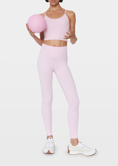 Shop Spiritual Gangster Entice Seamless Crop Tank In Bella Pink