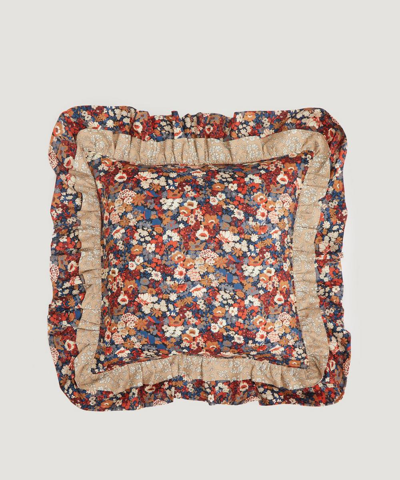 COCO & WOLF COCO & WOLF THORPE AND CAPEL DOUBLE RUFFLE SQUARE CUSHION 
