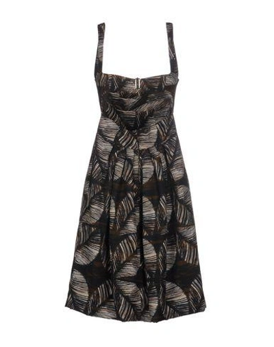 Shop Dsquared2 Knee-length Dress In Cocoa