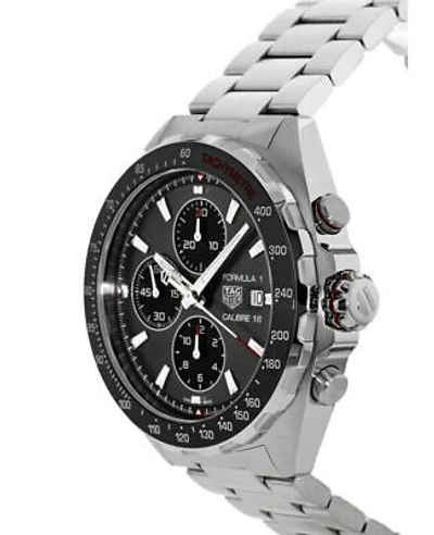 Pre-owned Tag Heuer Formula 1 Automatic Chronograph Grey Men's Watch Caz2012.ba0876