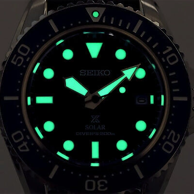 Pre-owned Seiko Prospex Sne593p1 Solar Blue Dial Silicone Strap Men's Diver Watch Warranty