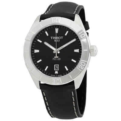 Pre-owned Tissot Pr 100 Quartz Black Dial Men's Watch T101.610.16.051.00