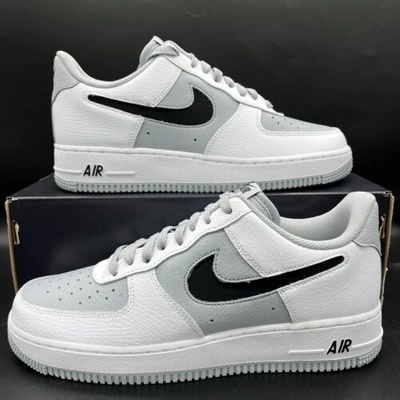 Nike Air Force 1 '07 LV8 (White/Wolf Grey/Black) Men's Shoes - Style Code:  DV3501-100 