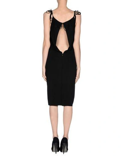 Shop John Galliano Knee-length Dress In Black