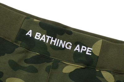 Pre-owned A Bathing Ape Men's Color Camo Sweat Shorts 1i80153001 Br In Purple