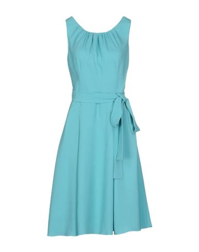 Andrea Incontri Knee-length Dress In Turquoise