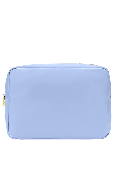 Shop Stoney Clover Lane Classic Large Pouch In Blue