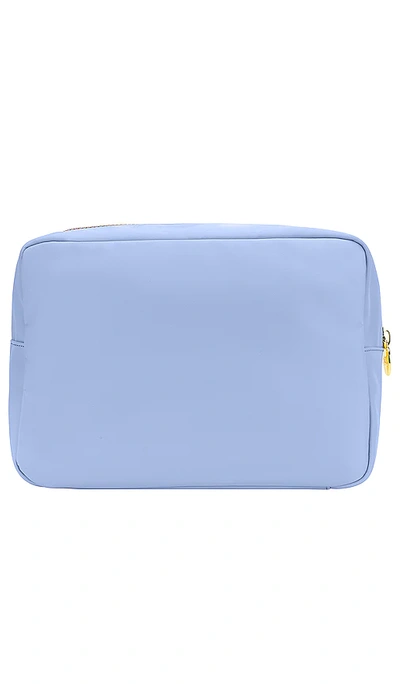 Shop Stoney Clover Lane Classic Large Pouch In Blue