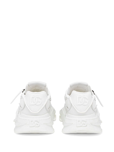 Shop Dolce & Gabbana Airmaster Panelled Sneakers In White