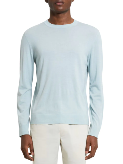 Shop Theory Men's Wool Pullover Sweater In Stratus