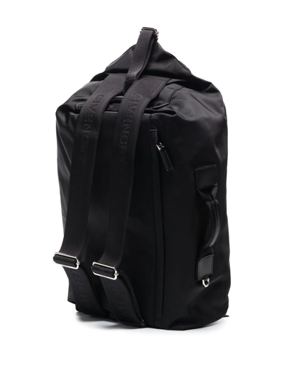 Givenchy G-zip Duffle Backpack In Black