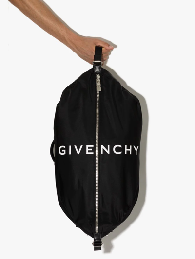 Shop Givenchy G-zip Duffle Backpack In Black