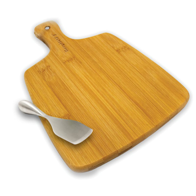 Shop Berghoff Bamboo 2pc Paddle Board & Aaron Probyn Cheese Knife Set