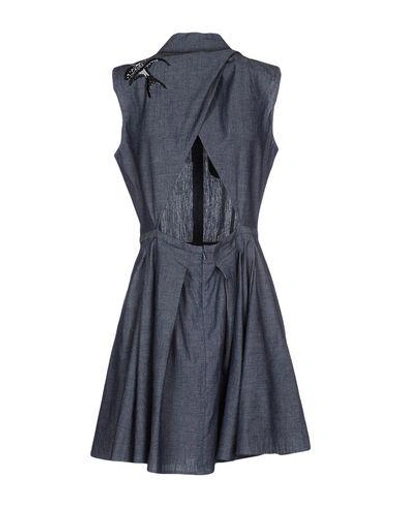 Shop Elle Sasson Short Dress In Blue