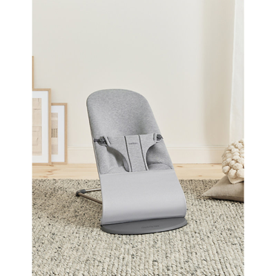 Shop Babybjorn Light Grey Kids Bliss 3d Jersey Bouncer