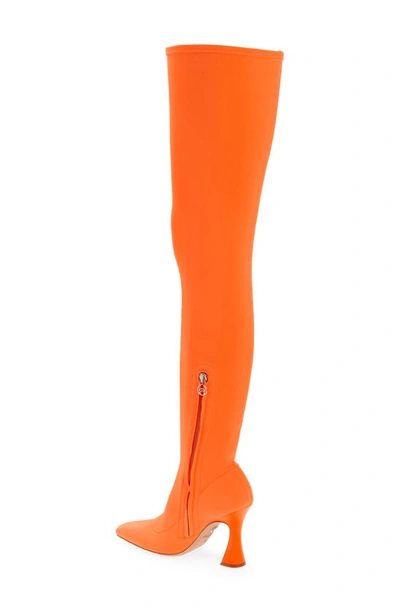 Shop Brother Vellies Brandy Over The Knee Boot In Electric Papaya