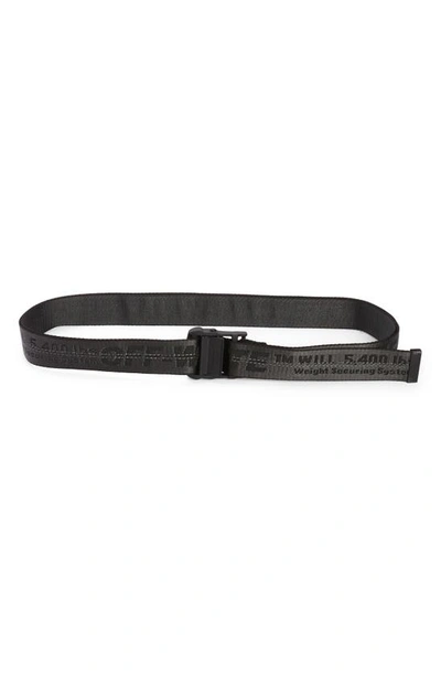 Shop Off-white Classic Industrial Belt In Black/ Black