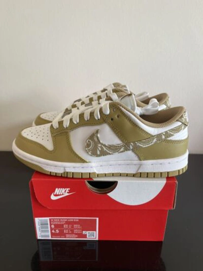 Pre-owned Nike Dunk Low Essential “paisley Pack Barley White” - Grösse: Eu 36.5 - Neu