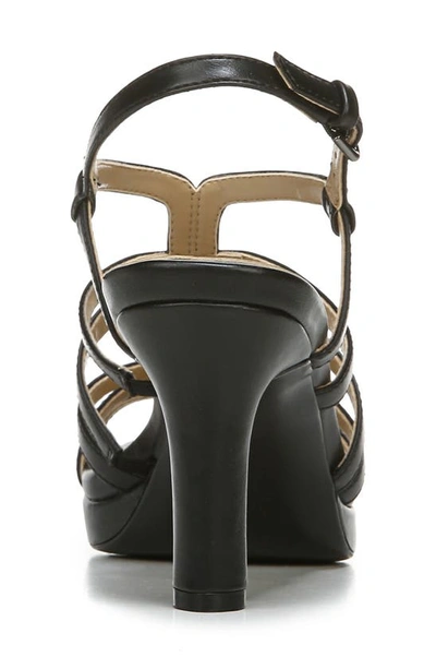 Rsvp Footwear Baylor Strappy Slingback Sandal In Black Smooth