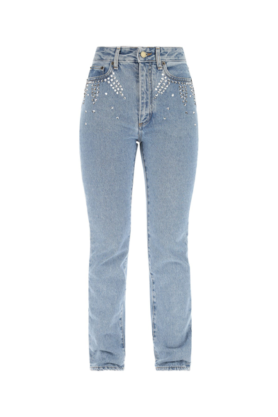 Alessandra Rich Jeans-26 Nd Female In Light Blue | ModeSens