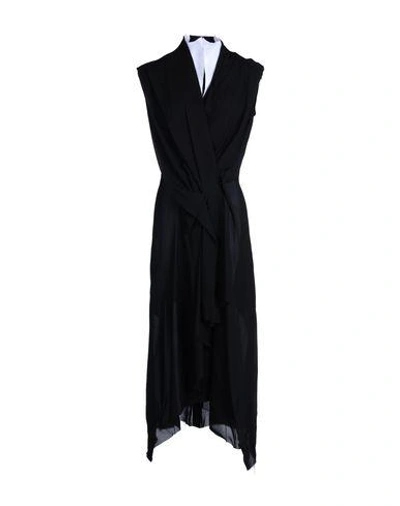 Shop Aganovich Long Dress In Black
