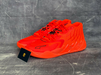 Pre-owned Puma Mb.01 Lamelo Ball Red Blast Basketball Shoes 377237-02 - All Sizes