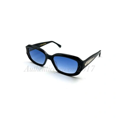 Pre-owned 2022 Sunglasses Loful 01 (bg) Black Frame Blue Gradient Lenses