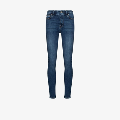 Shop Good American Good Legs Organic Cotton Skinny Jeans - Women's - Organic Cotton/elastane In Blue
