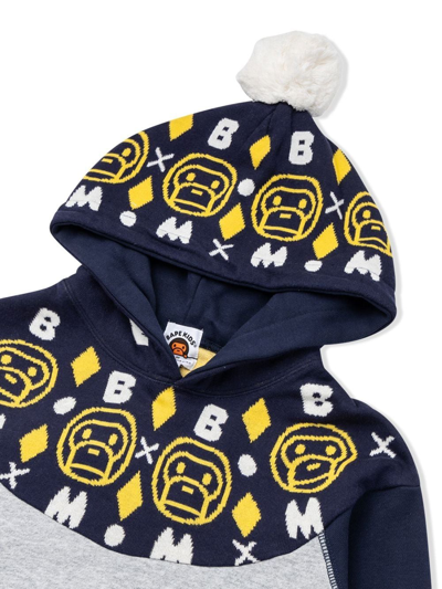 Shop A Bathing Ape Baby Milo Sweatshirt In Blau