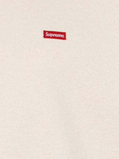 Shop Supreme Box-logo Crewneck Sweatshirt In White