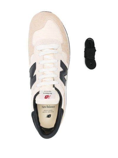 Shop New Balance 990v1 Low-top Sneakers In Nude