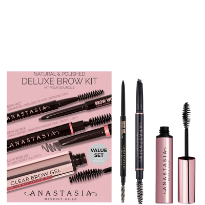 Shop Anastasia Beverly Hills Natural And Polished Deluxe Kit (various Colours) - Taupe