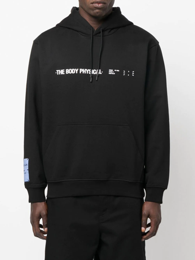 Shop Mcq By Alexander Mcqueen The Body Physical Hoodie In Schwarz