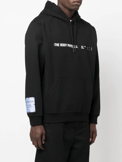 Shop Mcq By Alexander Mcqueen The Body Physical Hoodie In Schwarz