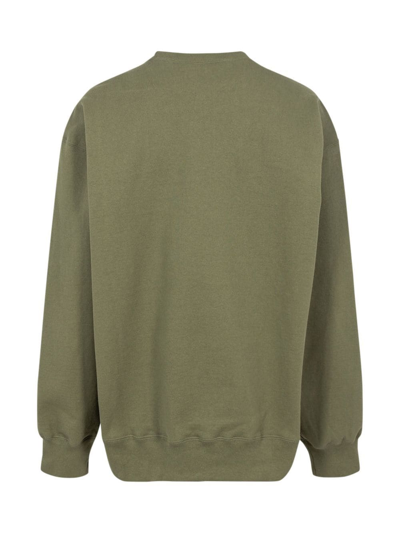Supreme X Wtaps Crew-neck Sweatshirt In Grün