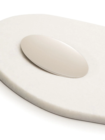 Tom Dixon Stone Curved Chopping Board In Grau