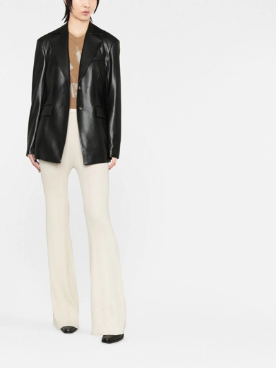 Nanushka Single-breasted Blazer In Schwarz