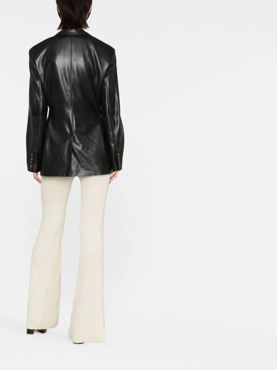 Nanushka Single-breasted Blazer In Schwarz
