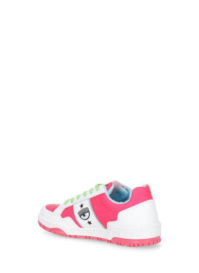 Shop Chiara Ferragni Cf-1 Sneakers In Pink Fluo