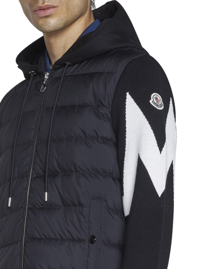 Shop Moncler Cardigan In Black