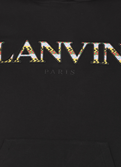 Shop Lanvin Curb Hoodie In Black